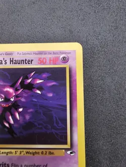 👻 Pokemon TCG Sabrina's Haunter 58/132 Gym Heroes Vintage WOTC NM 👻 - Image 4