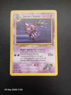 Pokemon TCG Sabrina's Haunter Gym Heroes 58/132 Regular NM - Image 1
