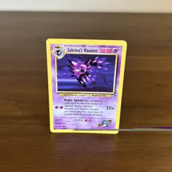 Pokemon TCG Sabrina's Haunter Gym Heroes 58/132 2000 LP - Image 1
