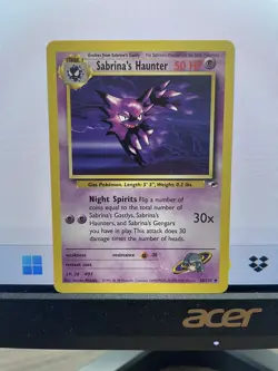 Pokemon TCG Sabrina's Haunter Gym Heroes 58/132 Regular LP. - Image 1