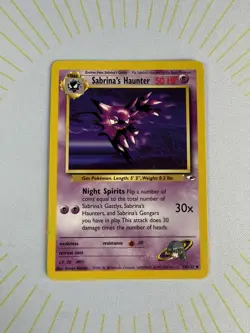 Sabrina's Haunter 58/132 - Gym Heroes - Pokemon TCG WOTC - LP 👻 - Image 2