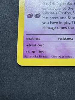Pokemon TCG Sabrina's Haunter Gym Heroes 58/132 Vintage WOTC - Image 4