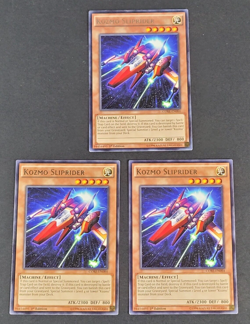 Yugioh - 3x Kozmo Sliprider - CORE-EN084 - NM/LP - 1st Edition - Rare - 2015 - Image 1
