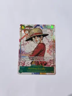 2025 One Piece TCG Carrying On His Will Monkey.D.Luffy Alt Art OP13-118 SEC MINT - Image 1