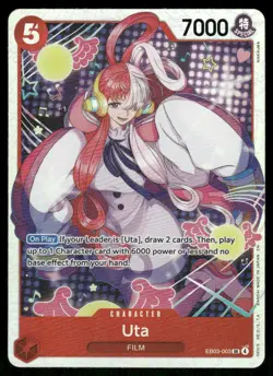 Uta (003) EB03-003 Extra Booster: One Piece Heroines Edition One Piece Foil NM - Image 1