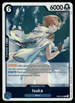 Isuka EB03-022 Rare Extra Booster: One Piece Heroines Edition One Piece Foil NM - Image 1