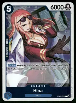 Hina EB03-025 Rare Extra Booster: One Piece Heroines Edition One Piece Foil NM - Image 1