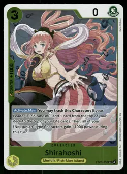 Shirahoshi EB03-052 Extra Booster: One Piece Heroines Edition One Piece Foil NM - Image 1