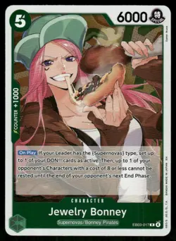 Jewelry Bonney EB03-017 Extra Booster: One Piece Heroines Edition Foil NM - Image 1