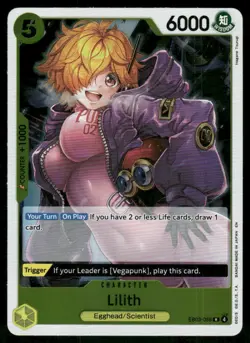 Lilith EB03-058 Rare Extra Booster: One Piece Heroines Edition One Piece Foil NM - Image 1