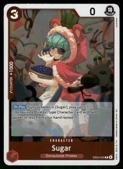 Sugar EB03-005 Rare Extra Booster: One Piece Heroines Edition One Piece Foil NM - Image 1