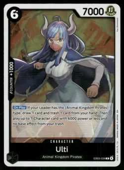 Ulti EB03-039 Rare Extra Booster: One Piece Heroines Edition One Piece Foil NM - Image 1