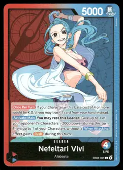 Nefeltari Vivi (001) EB03-001 Extra Booster: One Piece Heroines Edition NM - Image 1