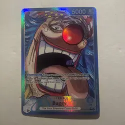 Buggy Leader Parallel alt art (PSA10 CONTENDER) English OP09-042 One Piece tcg - Image 1