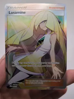 Lusamine (Full Art) 110/111 Sm-Crimson Invasion Holo Trainer Supporter Card - Image 1