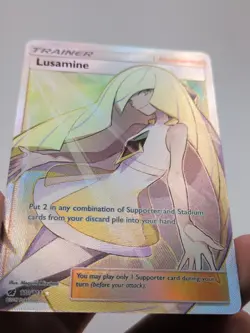 Lusamine (Full Art) 110/111 Sm-Crimson Invasion Holo Trainer Supporter Card - Image 2