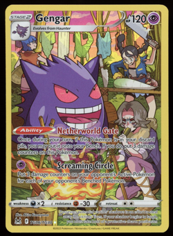 GENGAR 2022 Pokemon Sword & Shield Lost Origin Trainer Gallery Full Art #TG06 - Image 1