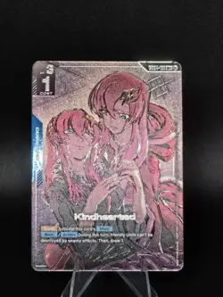 Gundam Card Game - KINDHEARTED GD04-101 (R+) Foil - Image 1