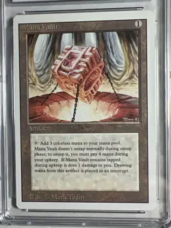 MTG Revised Mana Vault R A CGC 9 MINT (with 9.5 corners, edges) 1994 - Image 3