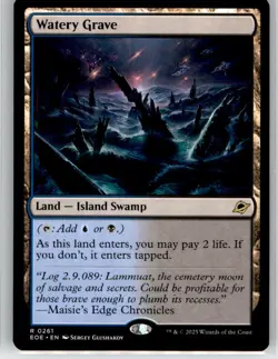 MTG - Watery Grave R Edge of Eternities 261 NM - Image 1