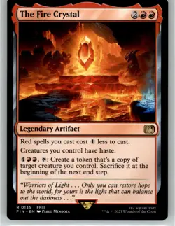 MTG - The Fire Crystal R FINAL FANTASY 135 NM - Image 1