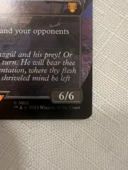MTG Abyssal Persecutor - Foil - Borderless - Commander: The Lord of the Rings - Image 5