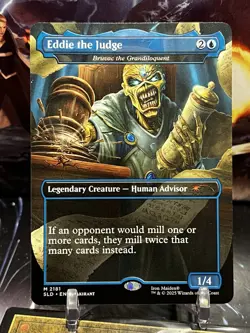 MTG | Eddie the Judge - Bruvac [Secret Lair Iron Maiden] NF - Image 1