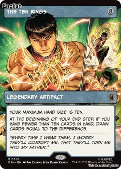 (Preorder) The Ten Rings (Borderless) EN [MSH - 313] - NM TCG MTG - Image 1