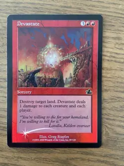 MTG FOIL Devastate - Prophecy #087 LP - Image 1