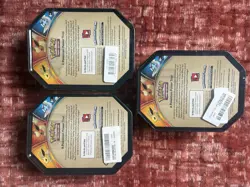 Pokemon TCG Triple Effect Tin Vaporeon Flareon Jolteon Set Of 3 Some Wear SEALED - Image 5