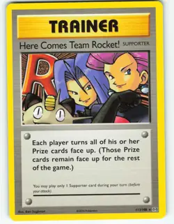 Here Comes Team Rocket! - Holo - 113/108 Evolutions - Pokemon TCG - 2016 - Image 1
