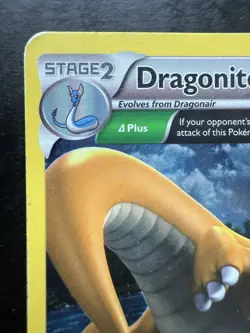 Pokemon Dragonite (52 Delta) 52/108 Roaring Skies Reverse Holo (Damaged) - Image 2