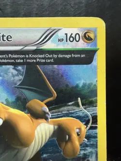 Pokemon Dragonite (52 Delta) 52/108 Roaring Skies Reverse Holo (Damaged) - Image 3