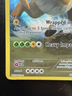 Pokemon Dragonite (52 Delta) 52/108 Roaring Skies Reverse Holo (Damaged) - Image 4