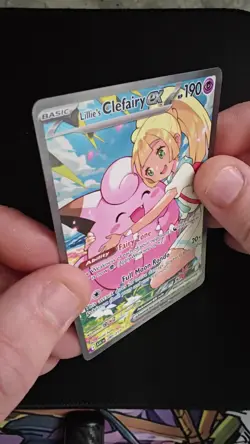 Pokemon Ascended Heroes Lillie’s Clefairy ex 280/217 SIR Full Art Near Mint - Image 2