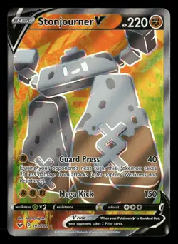 Stonjourner V - 193/202 - Ultra Rare - Sword & Shield - Pokemon Card - NM/M - Image 1