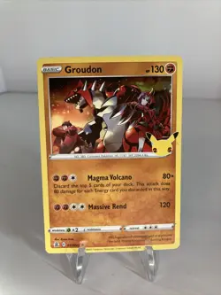 Pokemon TCG Groudon Celebrations 017/025 Holo Holo Rare- NM - Image 1
