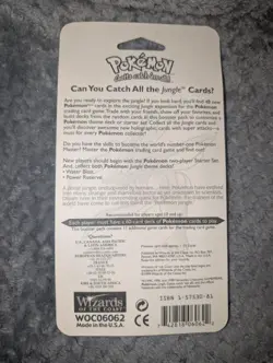 Pokemon Jungle Blister Pack Scyther Art Sealed New 1999 Wizards Of The Coast - Image 2