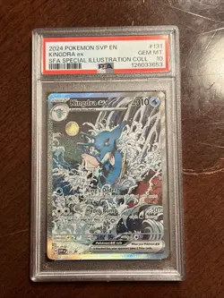 2024 Pokemon SVP en Kingdra EX SFA Special Illustration Collection #131 PSA 10 - Image 1