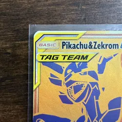 2021 Pokemon Promo Pikachu & Zekrom GX Tag Team SM248 - Image 3