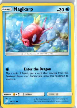 Magikarp 29/181 Common Team Up Pokemon Moderately Played - Image 1