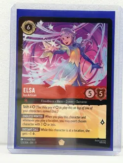 Disney Lorcana Elsa - Ice Artisan 123/204 Legendary Winterspell - Image 1
