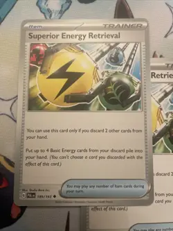4x Superior Energy Retrieval 189/193 x4 - Paldea Evolved - Pokemon TCG - Playset - Image 2
