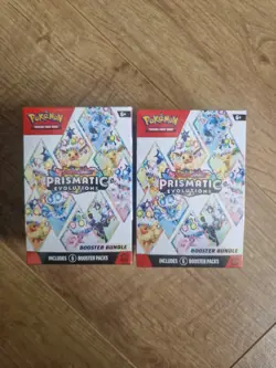 2x Pokemon TCG Scarlet & Violet Prismatic Evolutions Booster Bundle New + Sealed - Image 1
