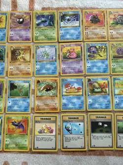 Pokemon 1999 1st Edition Fossil Uncommon and Common card set, NM+ condition - Image 3