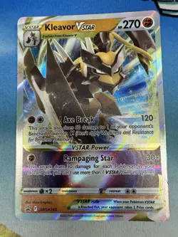 Kleavor VSTAR SWSH249 Full Art Ultra Rare Collection Box Promo Pokemon Card - Image 1