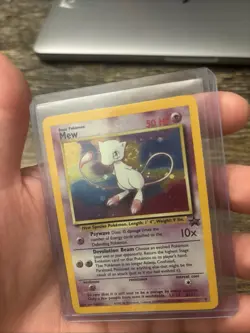 Mew 9 Black Star Promo Holo Pokemon Cards TCG Swirl - Image 3