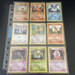 Vintage ⭐Complete Pokemon Base Set Common Uncommon Cards 1999⭐Pokemon Base set - Image 1
