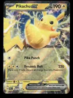 Pikachu ex - 063/193 - Double Rare - Paldea Evolved - Pokemon Card - NM/M - Image 1