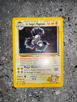 Pokemon TCG Cards Lt. Surge's Magneton 8/132 Gym Heroes Holo - Image 4